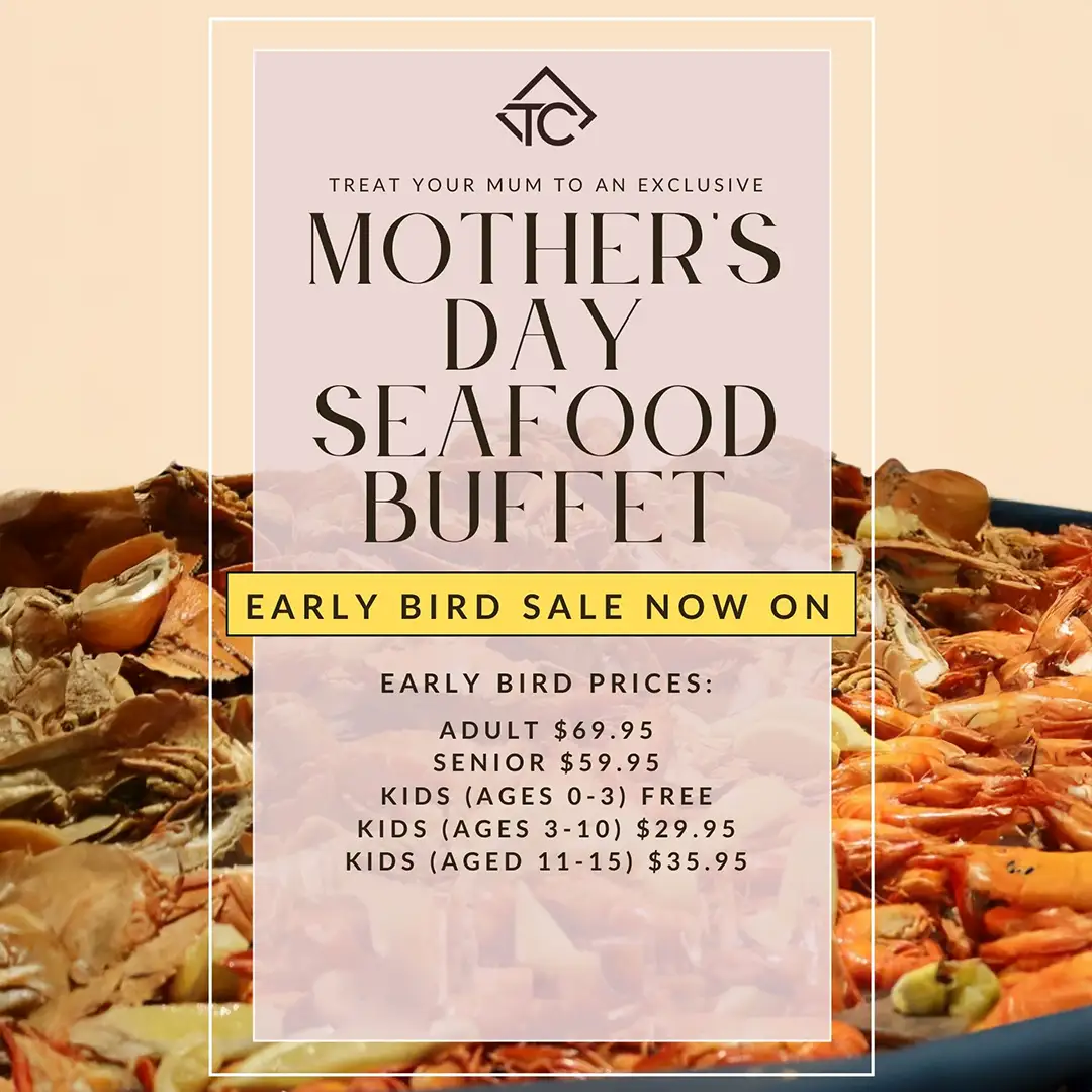 Celebrate Mother's Day with a bountiful Seafood Buffet at Twin City Hotel